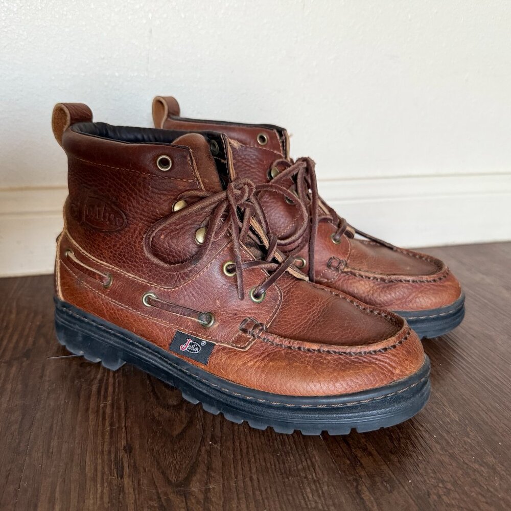 Justin Rustic Chukka Boots Size 6